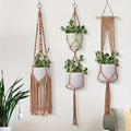 Set de 5 Colgadores de Macramé para Plantas para decoración de interiores | Vareluma
